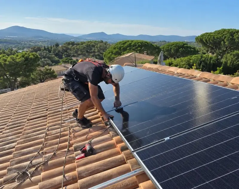 Installateur panneaux solaires Mesnil-Roc'h — pose photovoltaïque sur toiture